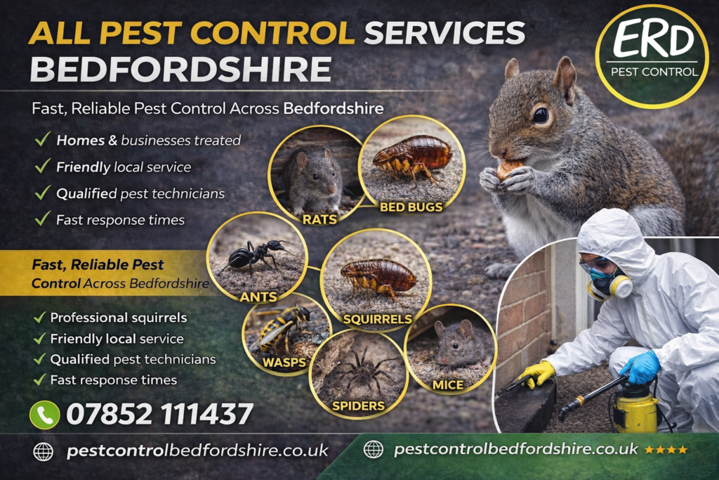 Pest control bedfordshire